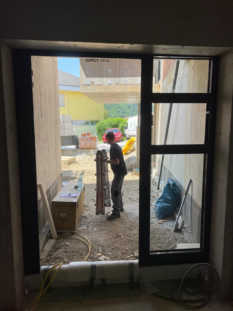 ALU-Eingangselement Montage