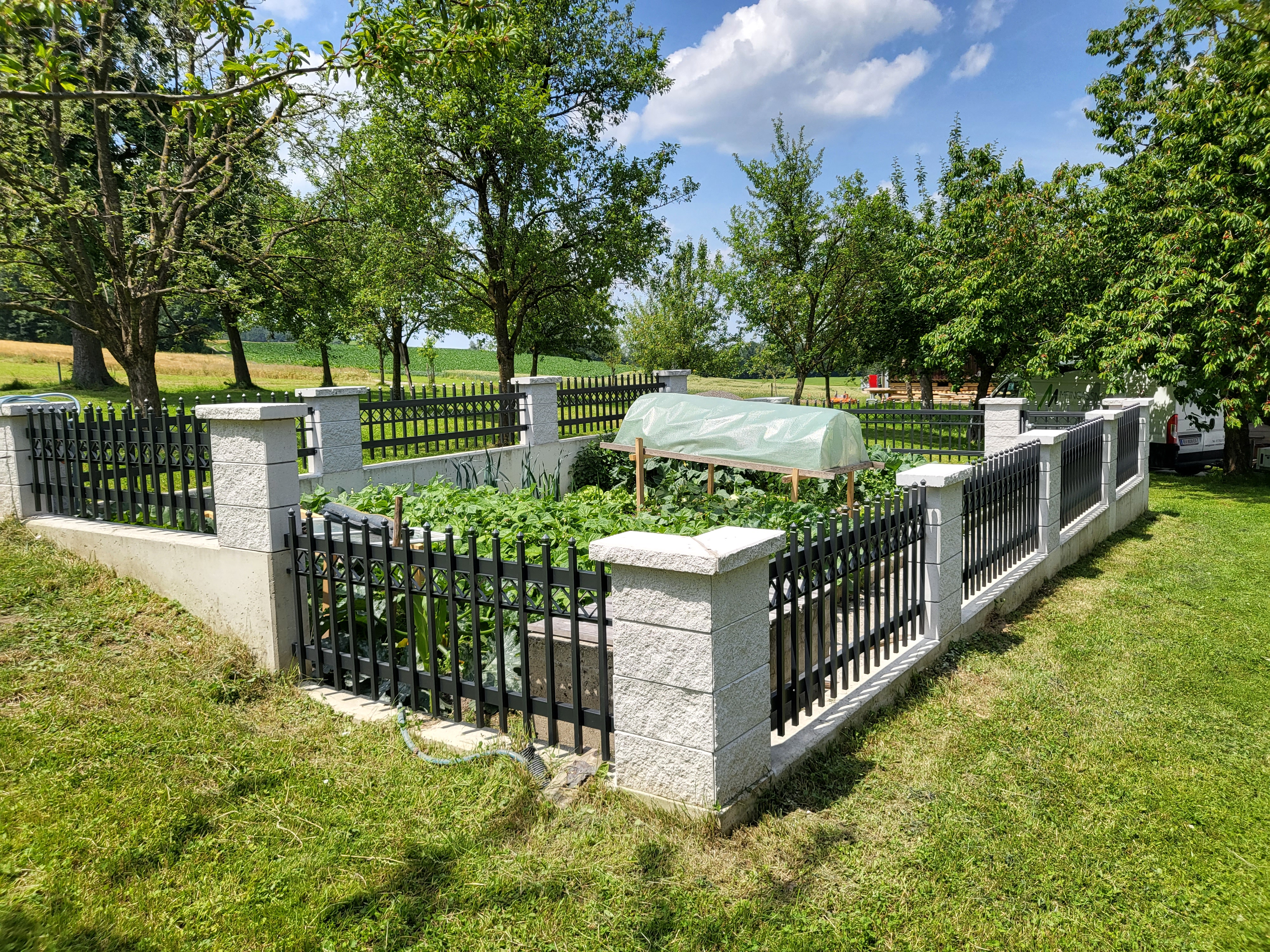 Brix ALU-Gartenzaun Detail