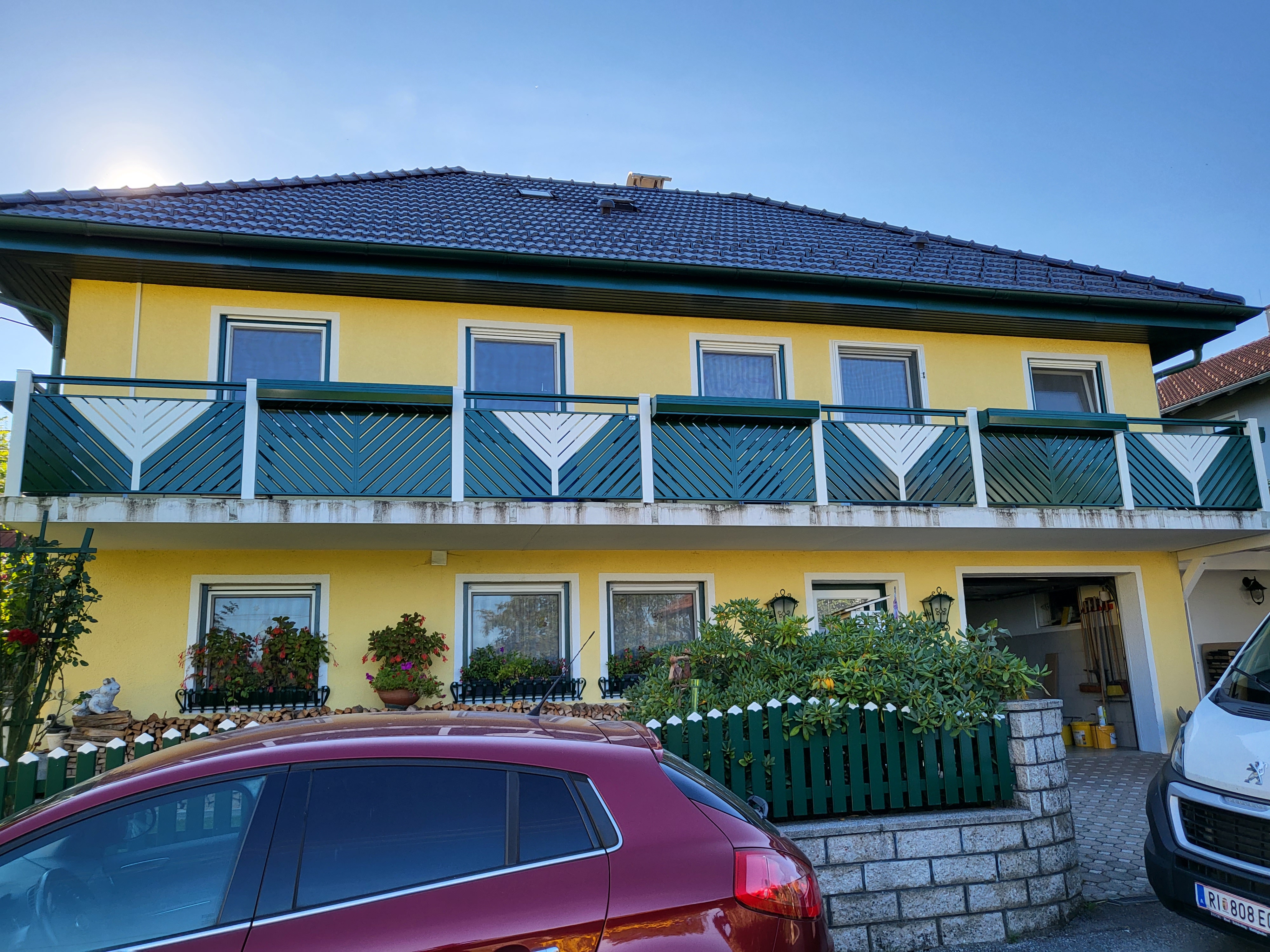 Brix Balkongeländer aus Aluminium