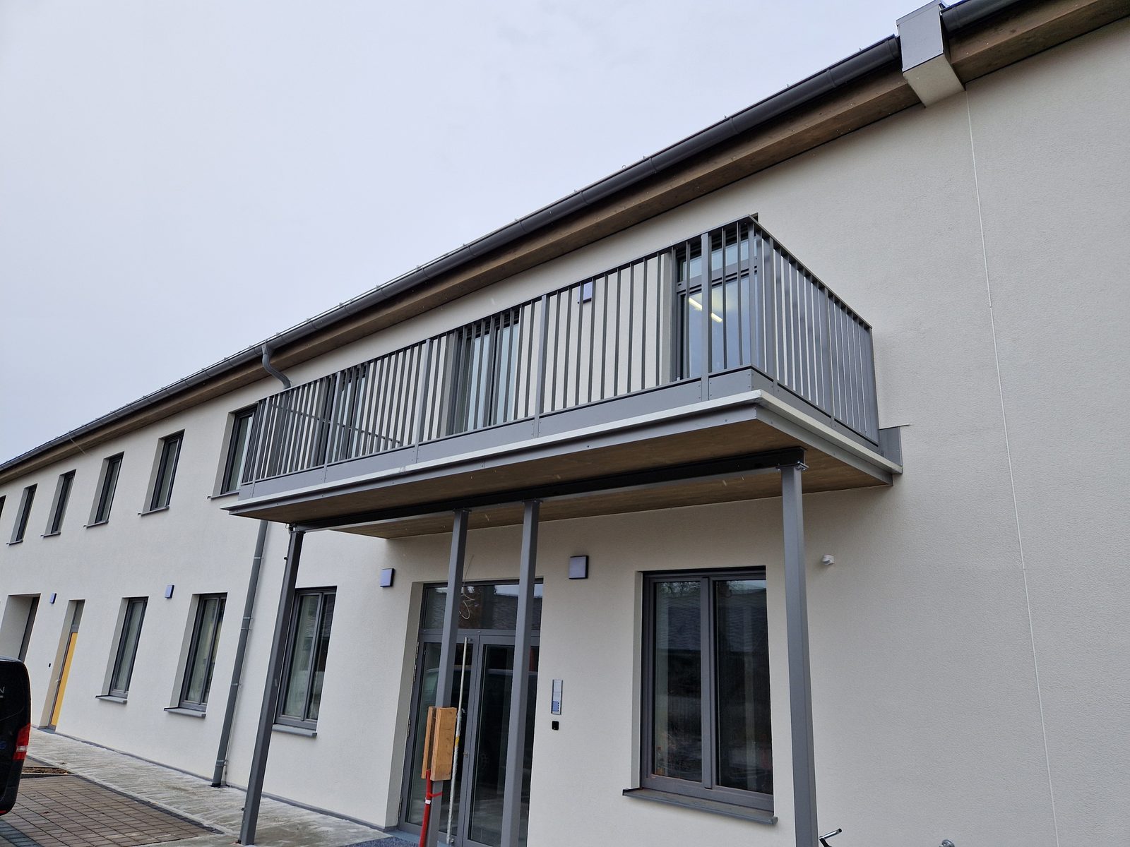 Flachstahlgel&auml;nder Pulverbeschichtet