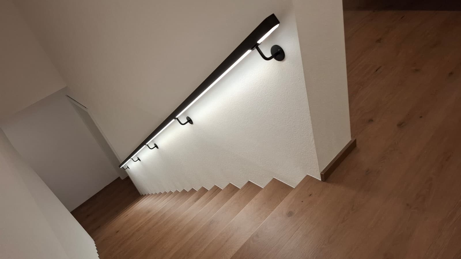 Handlauf mit LED-Beleuchtung