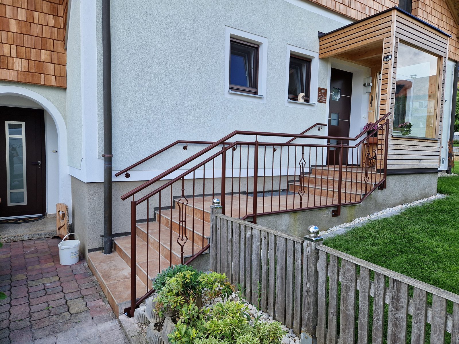 Stahlgel&auml;nder Pulverbeschichtet