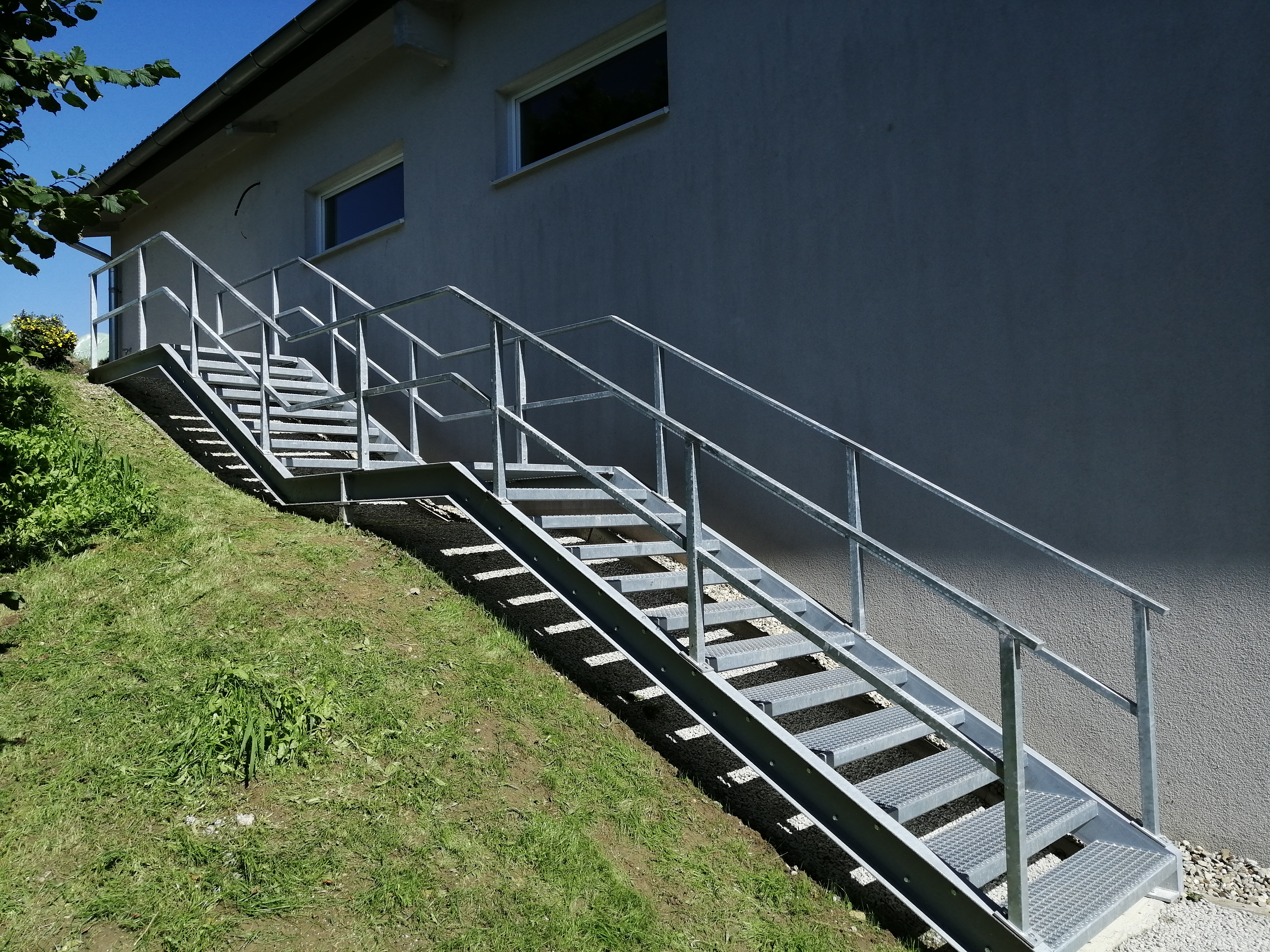 Stahltreppe feuerverzinkt